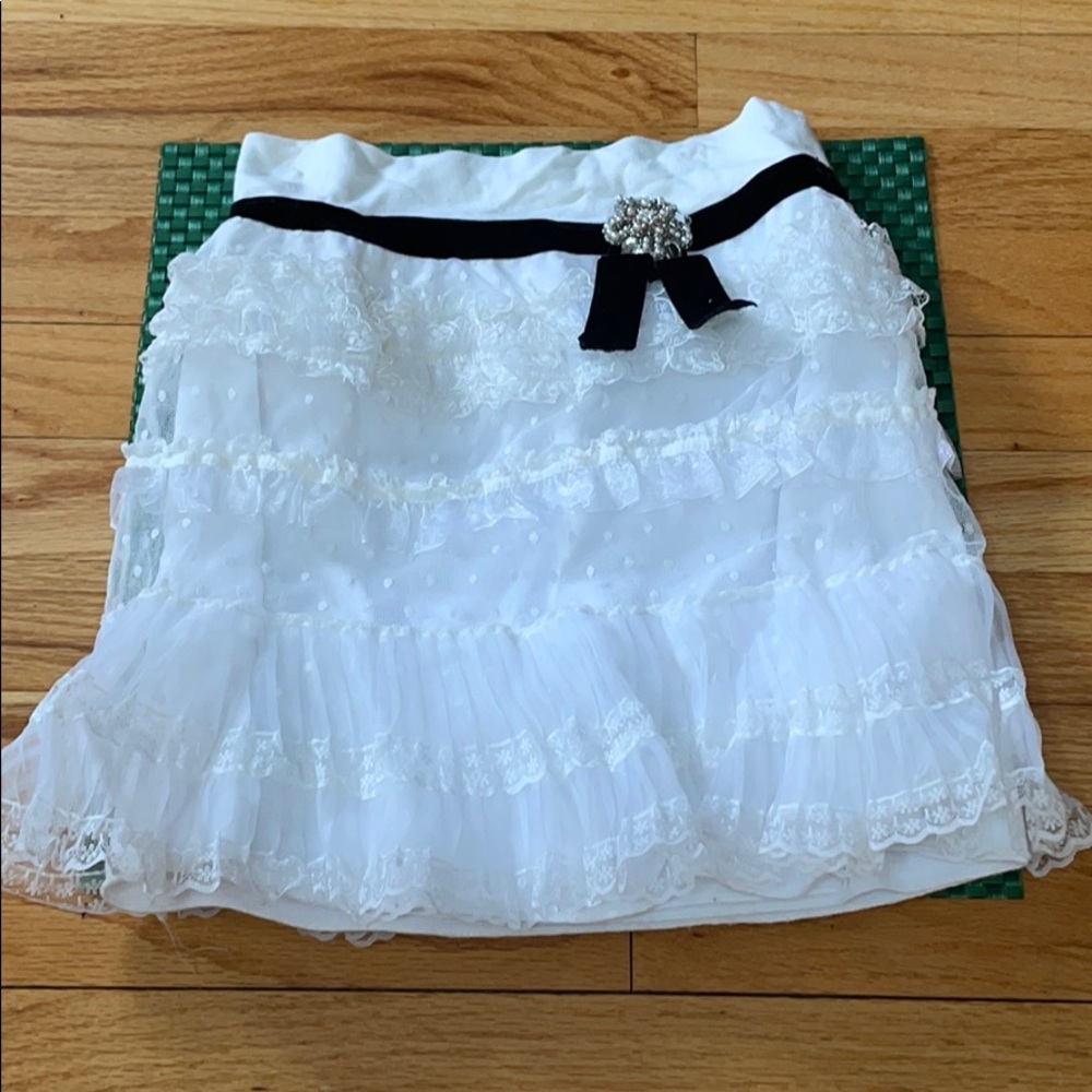 🔥HostPick🔥Sister Sam Beautiful White Lace Skirt